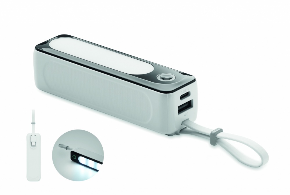 Logotrade advertising product image of: 5000 mAh power bank with COB