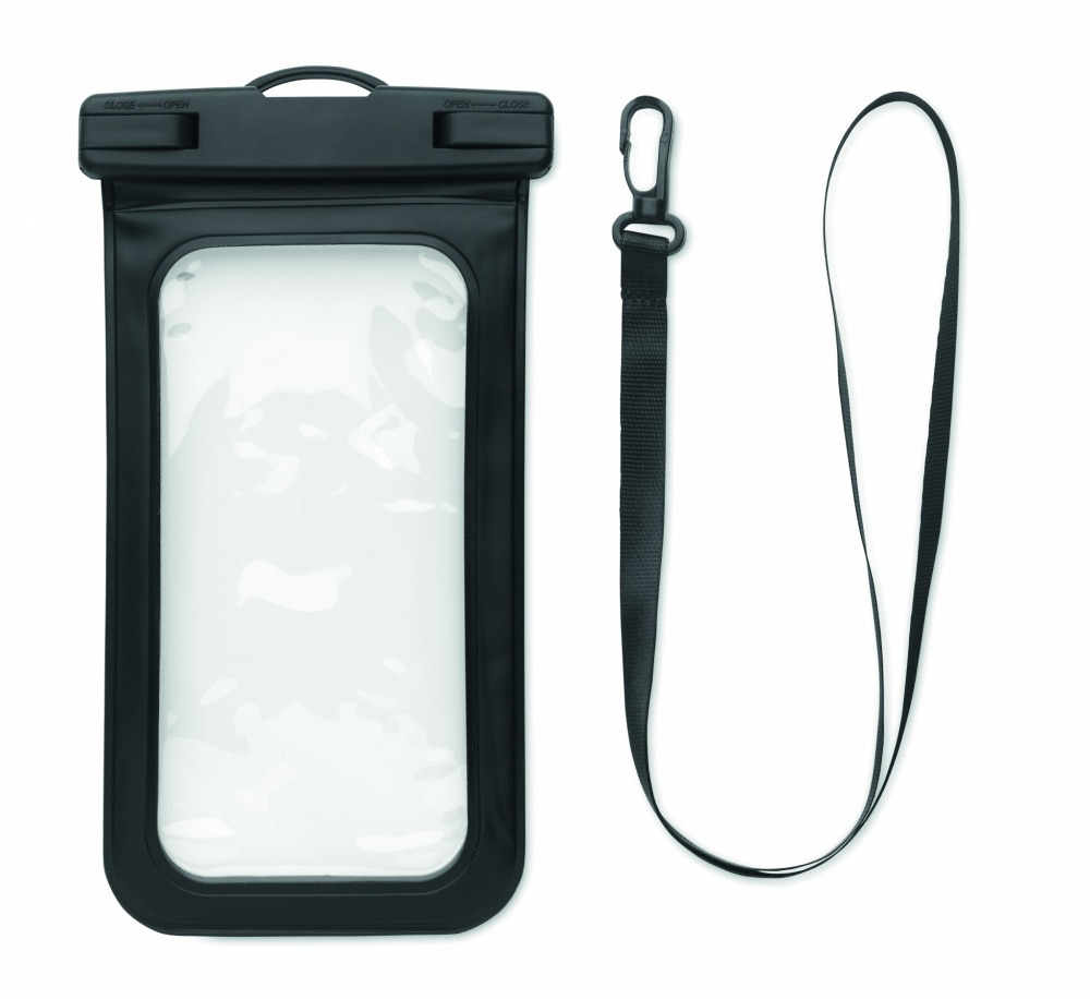Logo trade promotional merchandise photo of: Waterproof smartphone pouch