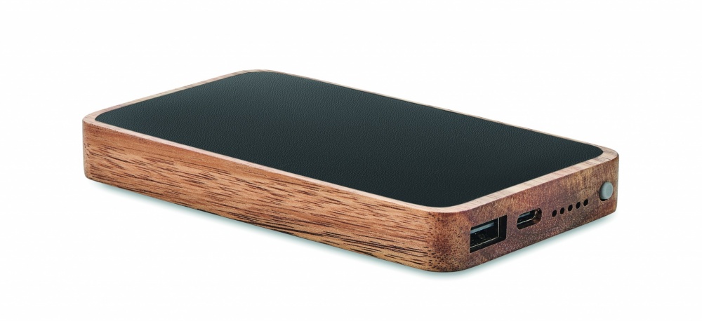 Logo trade promotional merchandise picture of: Wireless 4000 mAh Power bank