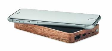 Logotrade advertising products photo of: Wireless 4000 mAh Power bank