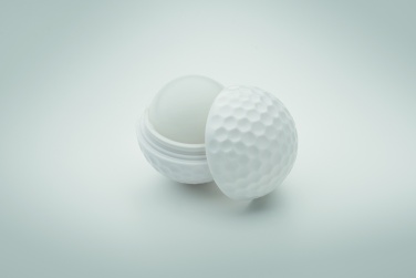 Logo trade promotional item photo of: Lip balm in golf ball shape