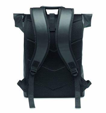 Logo trade promotional items picture of: Laptop PU Rolltop backpack