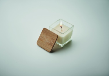 Logotrade promotional merchandise picture of: Squared fragranced candle 50gr