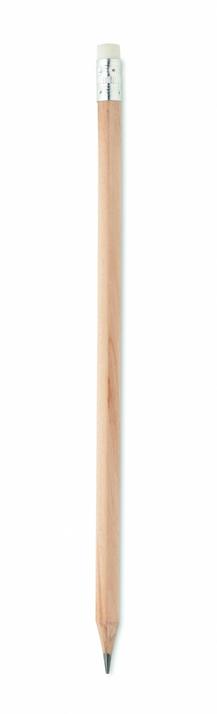 Logotrade promotional merchandise photo of: Natural pencil with eraser