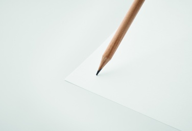 Logo trade promotional item photo of: Natural pencil with eraser