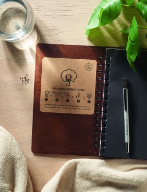 Logotrade corporate gift picture of: A5 Birch tree GROWBOOK™