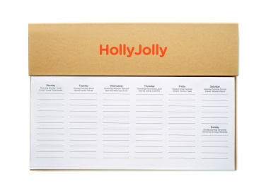 Logotrade promotional item image of: Weekly desktop planner