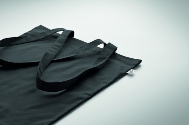 Logo trade promotional merchandise picture of: Recycled cotton shopping bag
