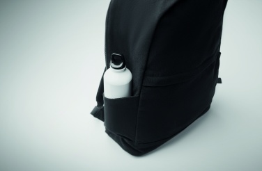 Logotrade promotional merchandise picture of: A 15-inch laptop backpack made of recycled pre-consumer cotton and recycled polyester with customizable printing.
