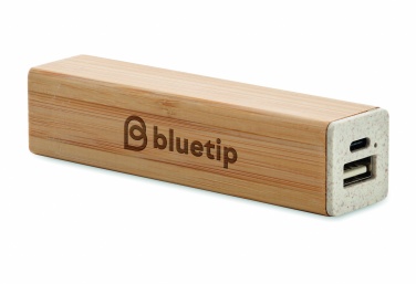 Logo trade promotional giveaways image of: Power bank 2600 mAh