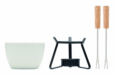 Logo trade corporate gifts picture of: Ceramic fondue set 240 ml