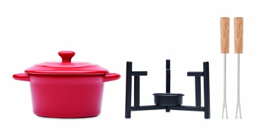 Logotrade promotional gift image of: Ceramic fondue set 300 ml