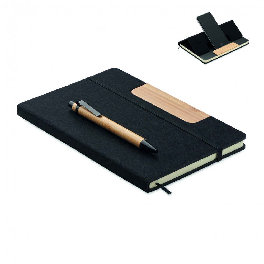 Logotrade advertising product image of: A5 RPET notebook set