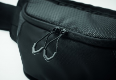 Logo trade promotional items image of: Hiking waist bag in 420D nylon