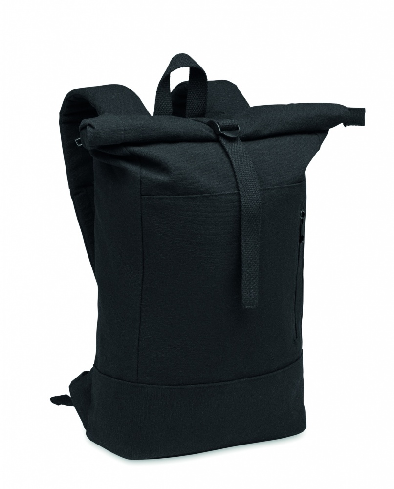 Logo trade business gifts image of: Rolltop 15'' laptop backpack