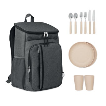 Logo trade promotional item photo of: Outdoor cooler bag 600D RPET