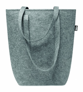 Logo trade promotional giveaways image of: RPET felt shopping bag