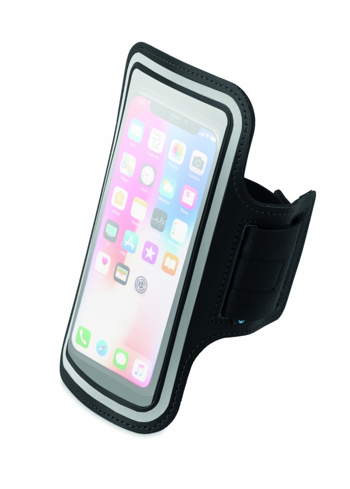 Logo trade business gift photo of: Large neoprene phone pouch