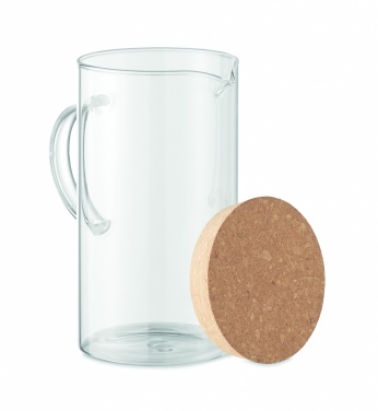 Logo trade promotional merchandise photo of: Borosilicate glass decanter 1L