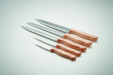 Logotrade advertising product image of: 5 piece knife set in base