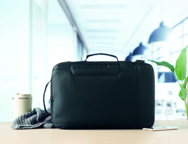 Logo trade promotional products picture of: Laptop backpack in 300D RPET