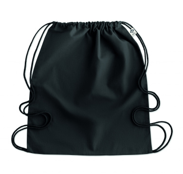 Logotrade corporate gift picture of: Organic cotton drawstring bag
