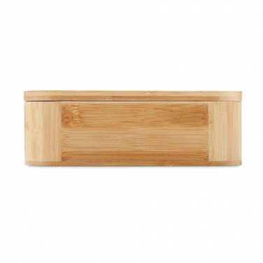Logo trade corporate gifts image of: Bamboo lunch box 1000ml LADEN LARGE