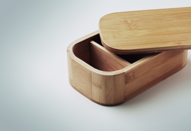 Logotrade business gifts photo of: Bamboo lunch box 1000ml LADEN LARGE