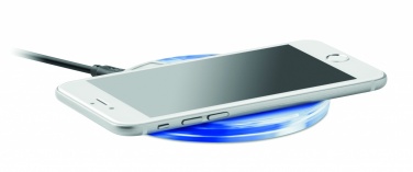 Logo trade promotional merchandise photo of: Wireless charging pad 15W