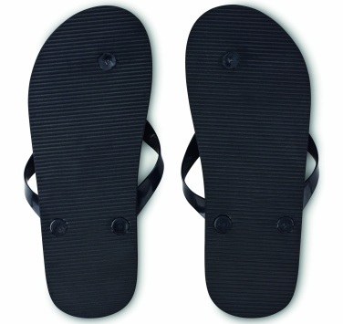 Logo trade business gift photo of: Cork beach slippers L