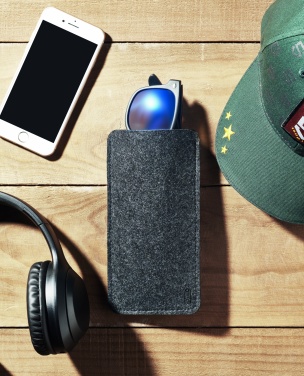 Logotrade promotional item image of: RPET felt glasses case