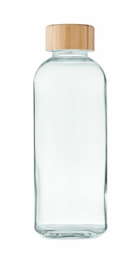 Logo trade promotional products picture of: Glass bottle 650ml bamboo lid
