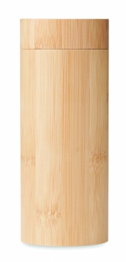 Logo trade promotional giveaways picture of: Sunglasses and case in bamboo KEILA
