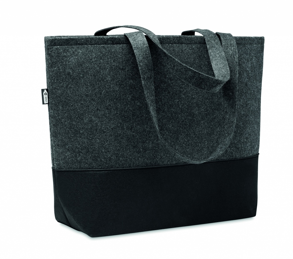 Logotrade promotional products photo of: RPET felt shopping bag