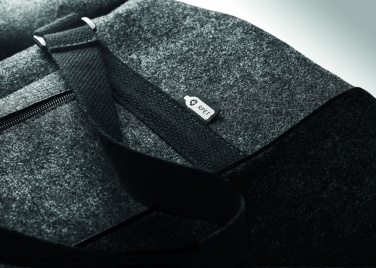 Logo trade promotional merchandise photo of: RPET felt weekend bag