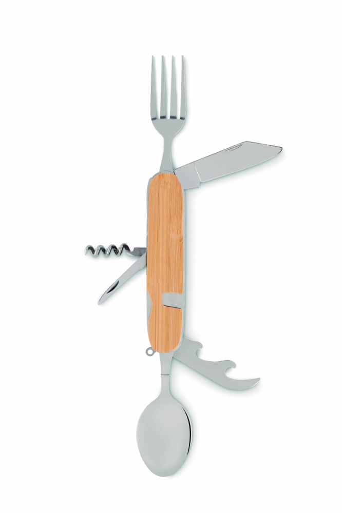 Logo trade promotional gifts image of: Multifunction cutlery set