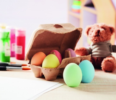 Logo trade promotional merchandise image of: 6 chalk eggs in box