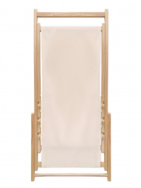 Logo trade advertising products image of: Beach chair in wood