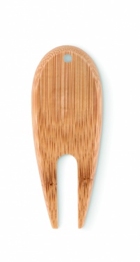 Logo trade business gifts image of: Bamboo golf divot tool