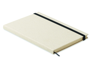 Logo trade business gifts image of: A5 grass notebook 80 lined