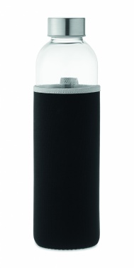 Logotrade corporate gift picture of: Glass bottle in pouch 750ml