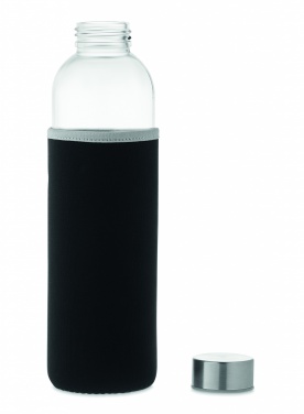 Logo trade promotional items image of: Glass bottle in pouch 750ml