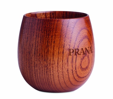 Logo trade corporate gifts picture of: Oak wooden mug 250 ml