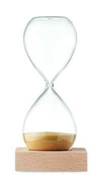 Logo trade business gift photo of: 5 minute sand hourglass