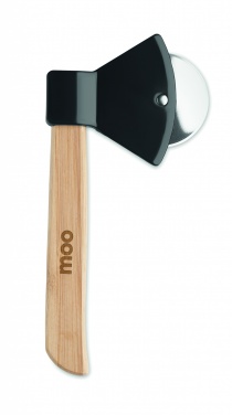 Logo trade corporate gift photo of: Pizza cutter bamboo handle
