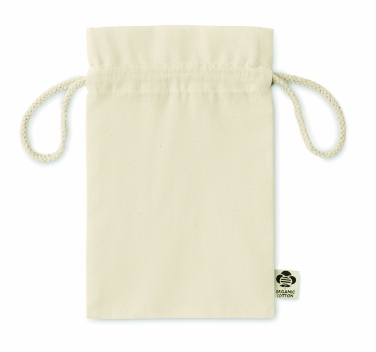 Logotrade advertising products photo of: Small organic cotton gift bag