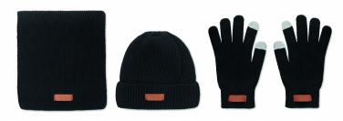 Logotrade promotional item image of: Set of 3 RPET winter pieces
