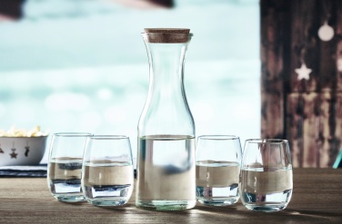 Logotrade promotional product picture of: Recycled glass carafe 1L