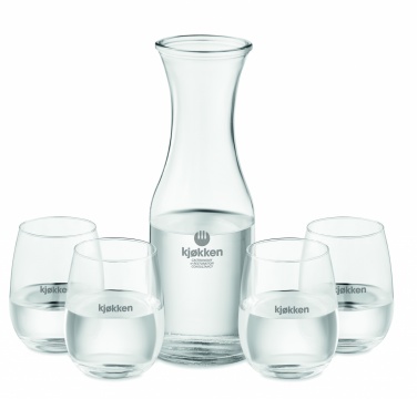 Logotrade business gifts photo of: Set of recycled glass drink