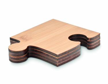 Logotrade advertising product picture of: Set of 4 puzzle coasters